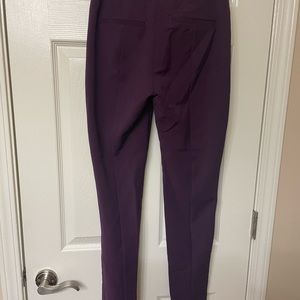 Express Extreme Stretch Skinny High Rise Purple Dress Pants. Size 4R.
